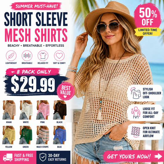 🎉This Week's Special Sales - 60% OFF✨Womens Crochet Pullover Top